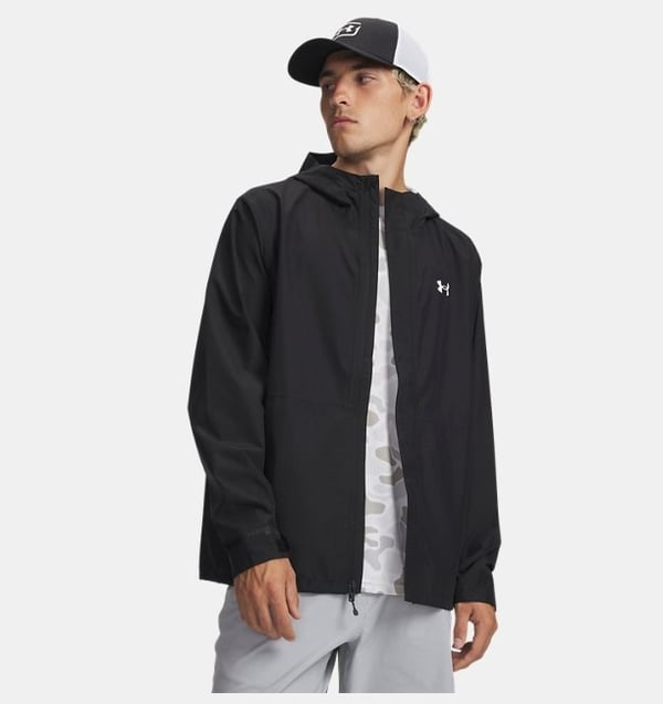 Under Armour M Cloudstrike Jacket Siyah Erkek Yağmurluk
