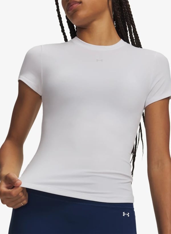 Under Armour Motion Fitted Ss Beyaz Kadın T-Shirt