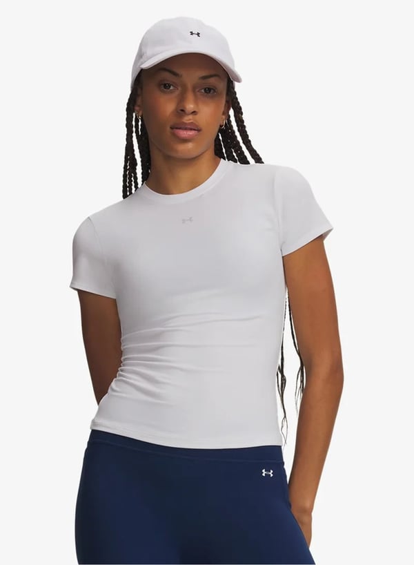 Under Armour Motion Fitted Ss Beyaz Kadın T-Shirt