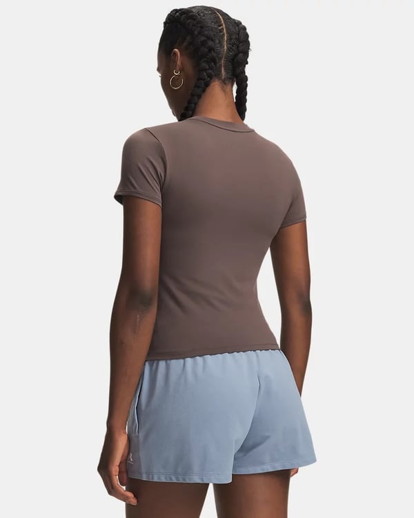 Under Armour Motion Fitted Ss Kahverengi Kadın T-Shirt