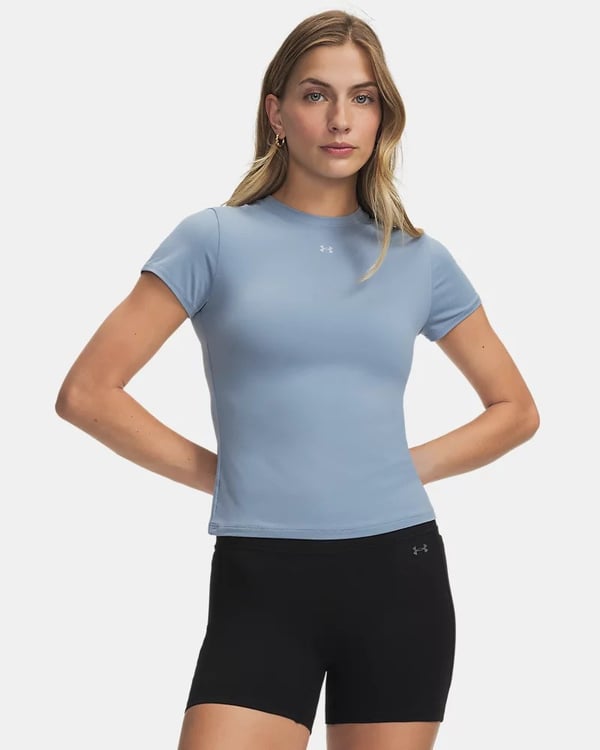 Under Armour Motion Fitted Ss Mavi Kadın T-Shirt