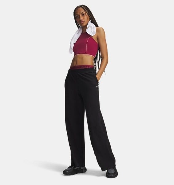 Under Armour Motion Wide Leg Pant Siyah Kadın Eşofman Alt