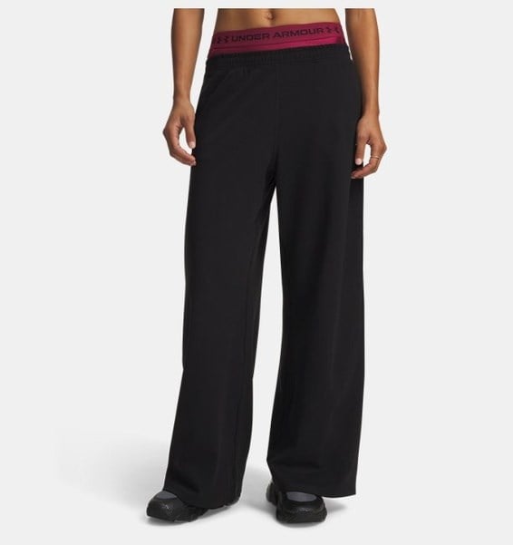 Under Armour Motion Wide Leg Pant Siyah Kadın Eşofman Alt