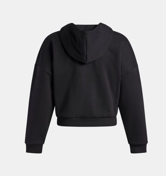 Under Armour Rival Flc Piped HZ Hoodie Siyah Kadın Sweatshirt