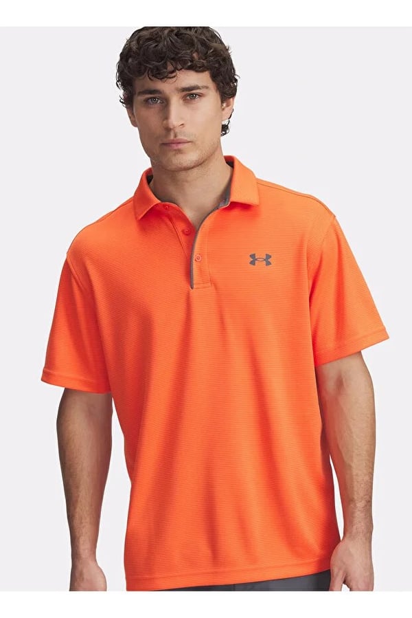 Under Armour Tech Polo Turuncu Erkek T-Shirt