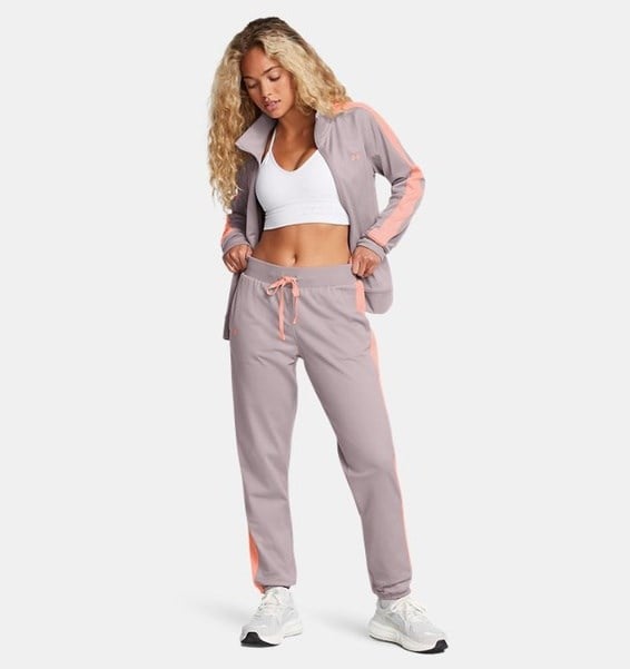 Under Armour Tricot Tracksuit Gri Kadın Eşofman Takımı