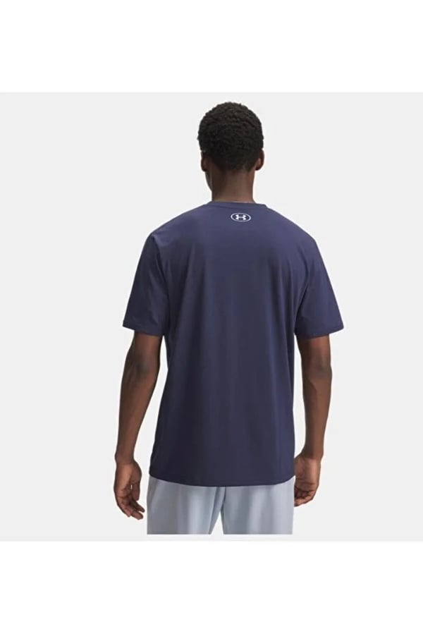 Under Armour UA ABC CAMO BOXED LOGO SS Lacivert Erkek T-Shirt