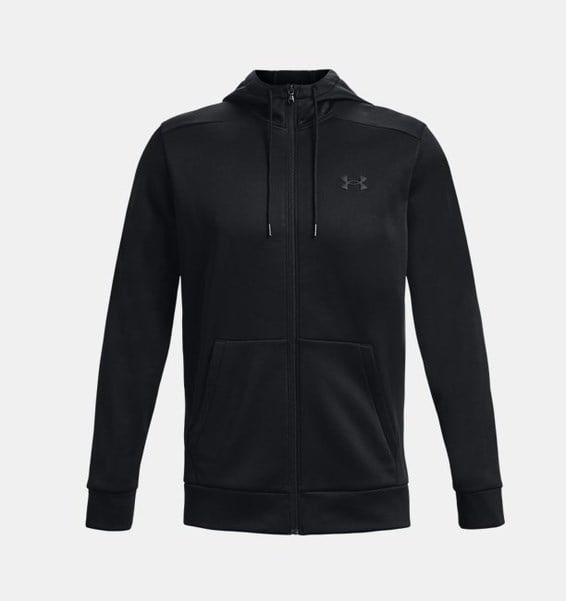 Under Armour UA Armour Fleece FZ Hoodie Siyah Erkek Ceket