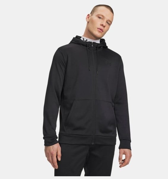 Under Armour UA Armour Fleece FZ Hoodie Siyah Erkek Ceket