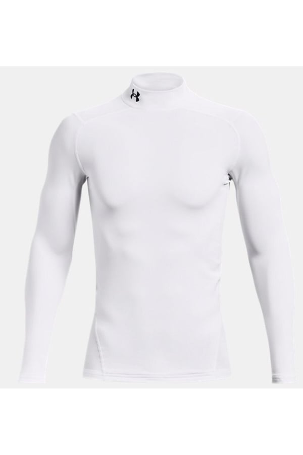Under Armour UA CG Armour Comp Mock Beyaz Erkek T-Shirt