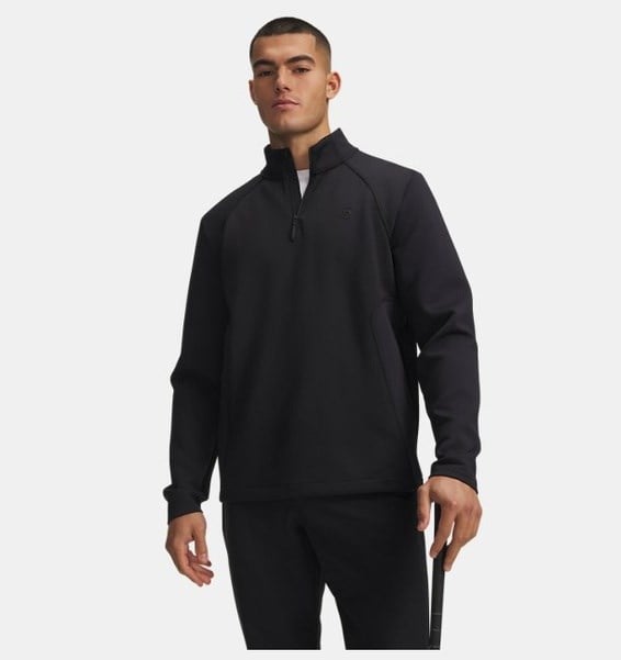 Under Armour Ua Drive Midlayer 1/4 Zip Siyah Erkek Sweatshirt