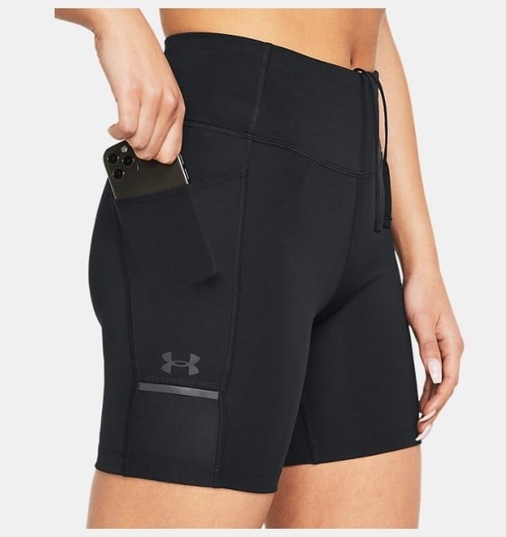 Under Armour UA Launch 6in Short Siyah Kadın Şort