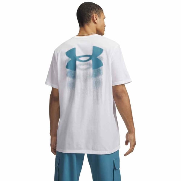 Under Armour UA M BLUR LOGO SS Beyaz Erkek T-Shirt