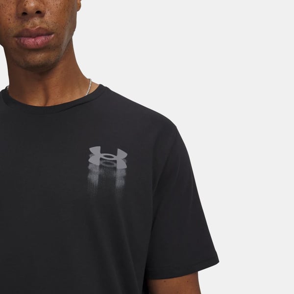 Under Armour UA M BLUR LOGO SS Siyah Erkek T-Shirt