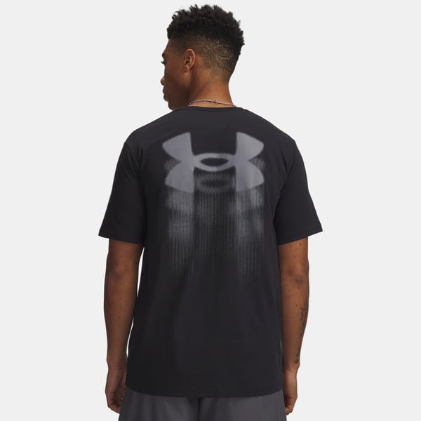 Under Armour UA M BLUR LOGO SS Siyah Erkek T-Shirt