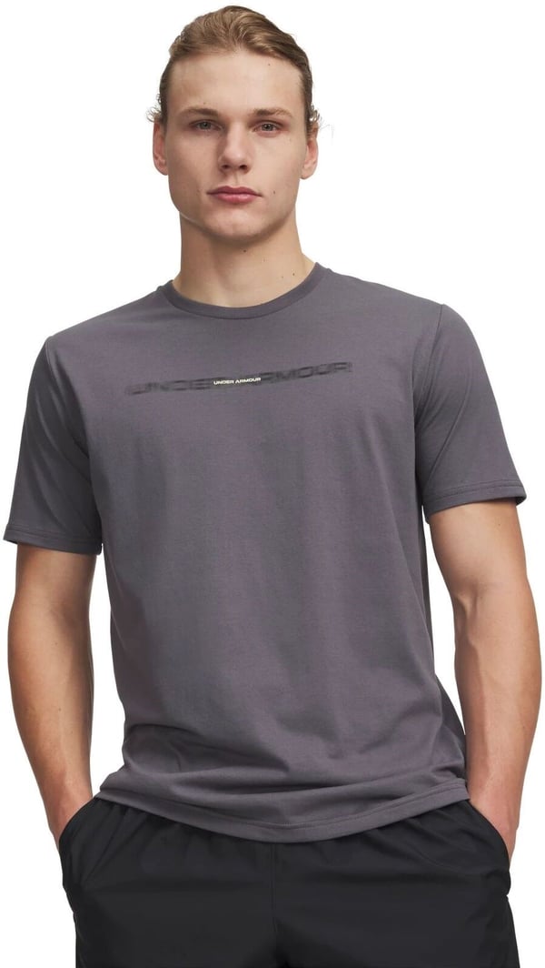 Under Armour UA M BLUR WM SS Gri Erkek T-Shirt