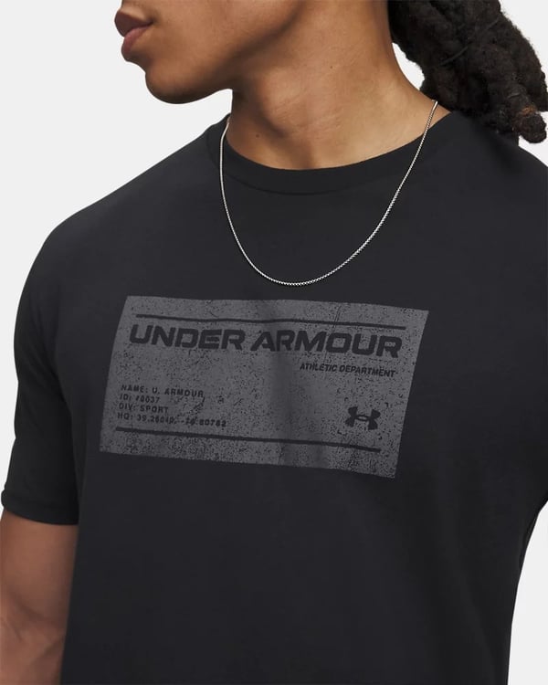 Under Armour Ua M Box Wm Label Ss Siyah Erkek T-Shirt