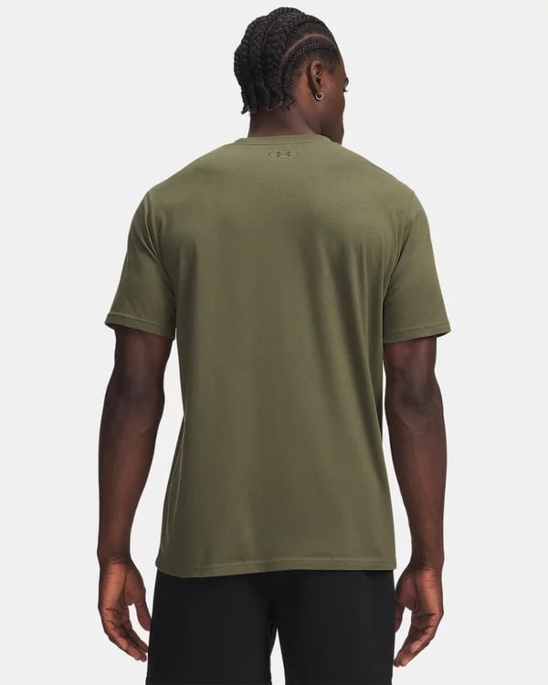 Under Armour Ua M Box Wm Label Ss Yeşil Erkek T-Shirt