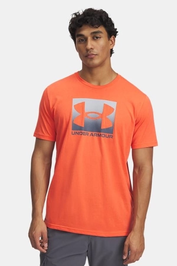 Under Armour UA M BOXED SPORTS UPDATED SS Turuncu Erkek T-Shirt