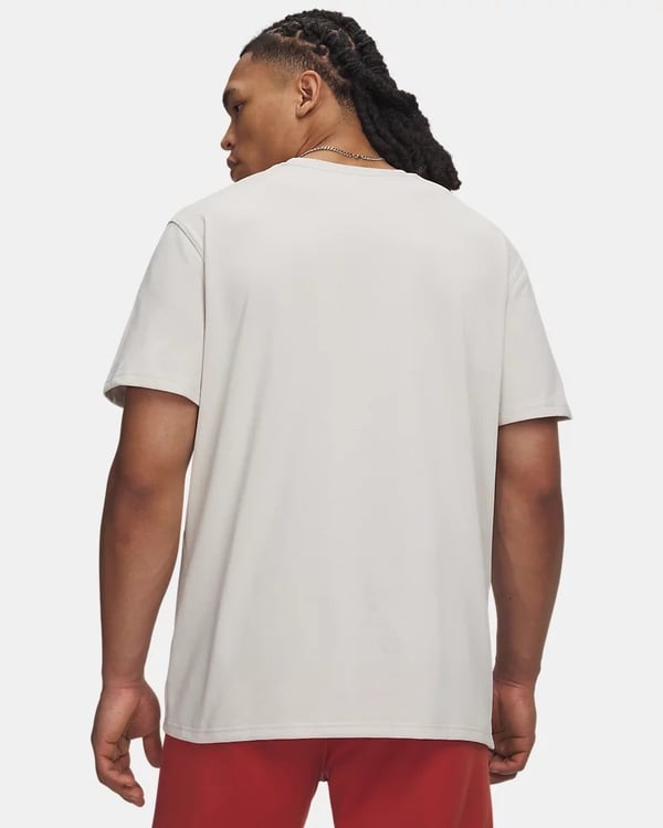 Under Armour Ua M Logo Emb Heavyweıght Ss Beyaz Erkek T-Shirt