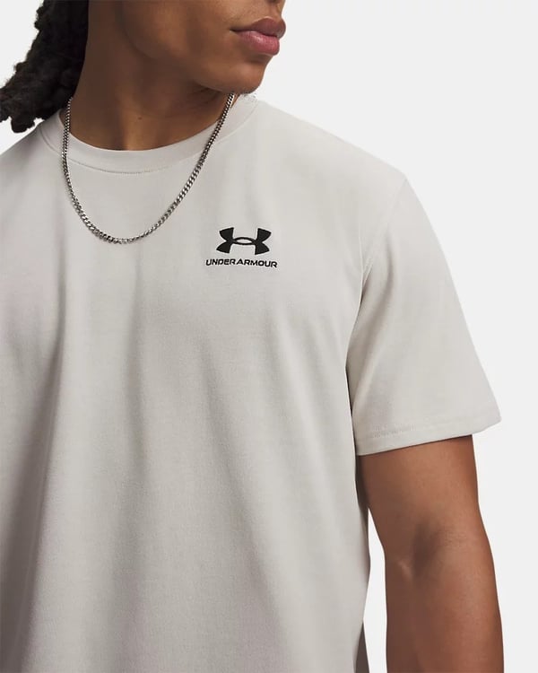 Under Armour Ua M Logo Emb Heavyweıght Ss Beyaz Erkek T-Shirt