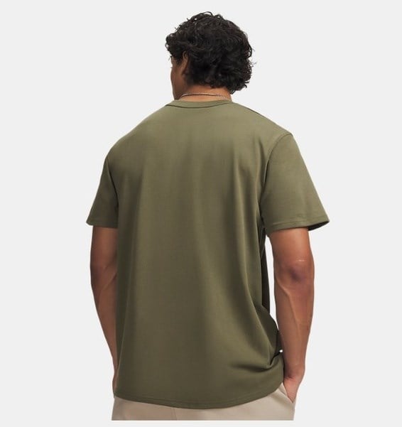 Under Armour Ua M Logo Emb Heavyweıght Ss Yeşil Erkek T-Shirt