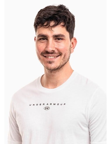 Under Armour UA M STACKED LOGO SS Beyaz Erkek T-Shirt