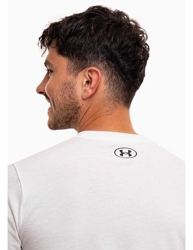 Under Armour UA M STACKED LOGO SS Beyaz Erkek T-Shirt