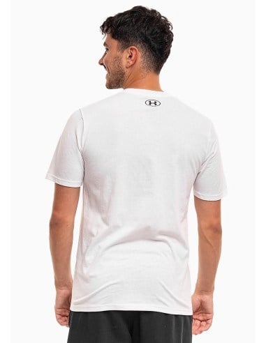Under Armour UA M STACKED LOGO SS Beyaz Erkek T-Shirt