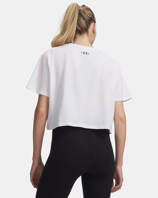 Under Armour Ua Rival Boxy Tee Solid Beyaz Kadın T-Shirt