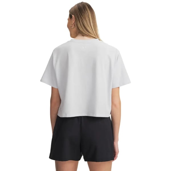 Under Armour UA Rival Boxy Tee Solid Gri Kadın T-Shirt