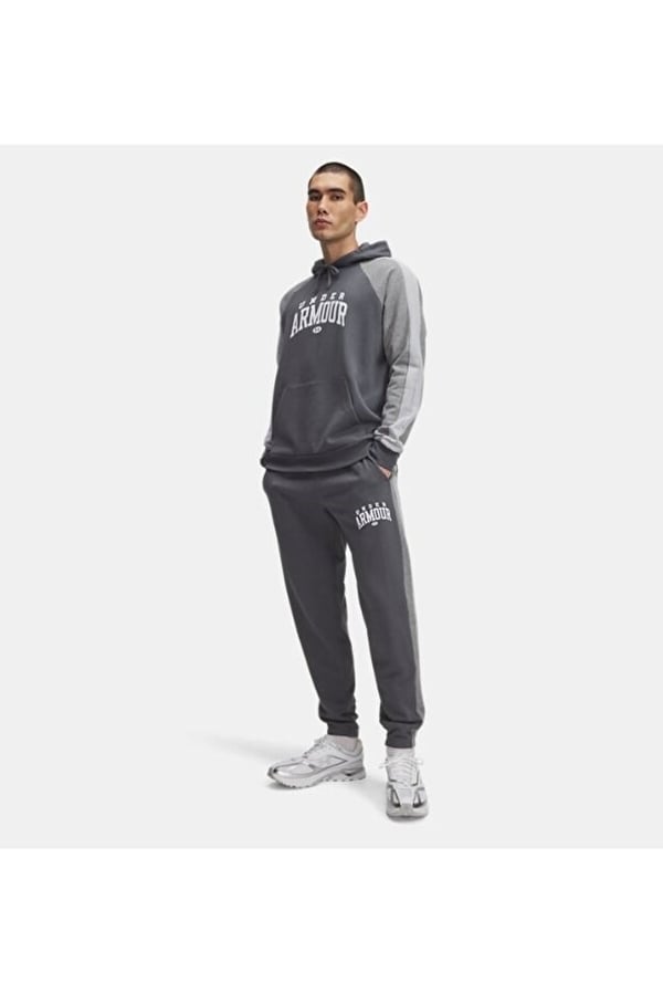 Under Armour UA Rival Flc CB Pants Gri Erkek Eşofman Alt