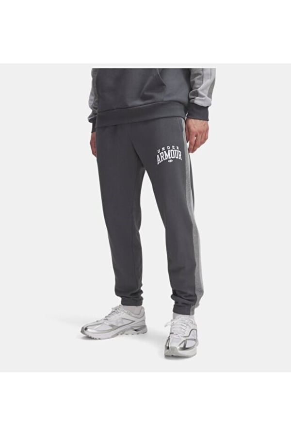Under Armour UA Rival Flc CB Pants Gri Erkek Eşofman Alt