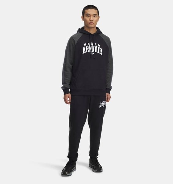 Under Armour UA Rival Flc CB Pants Siyah Erkek Eşofman Alt