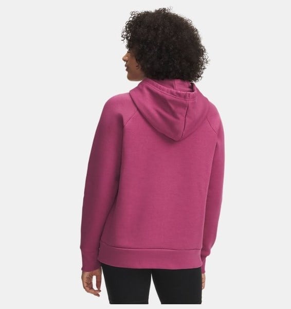 Under Armour UA Rival Flc Shimmer Hdy Fuşya Kadın Sweatshirt