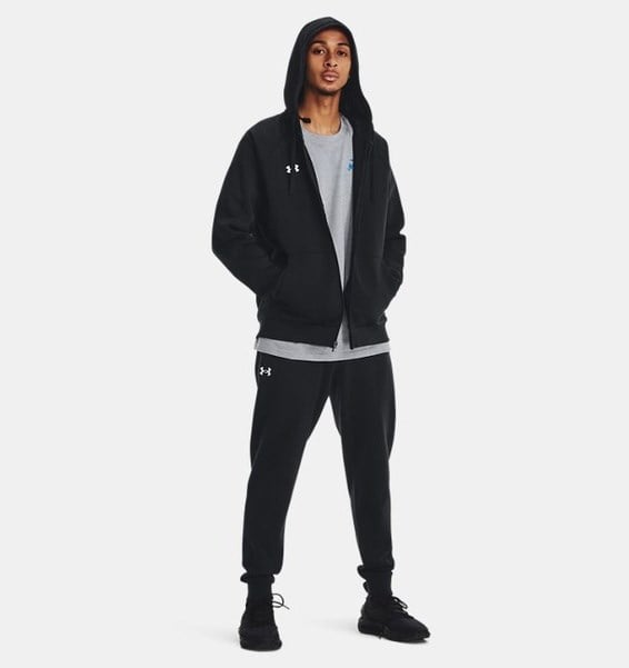 Under Armour UA Rival Fleece FZ Hoodie Siyah Erkek Ceket