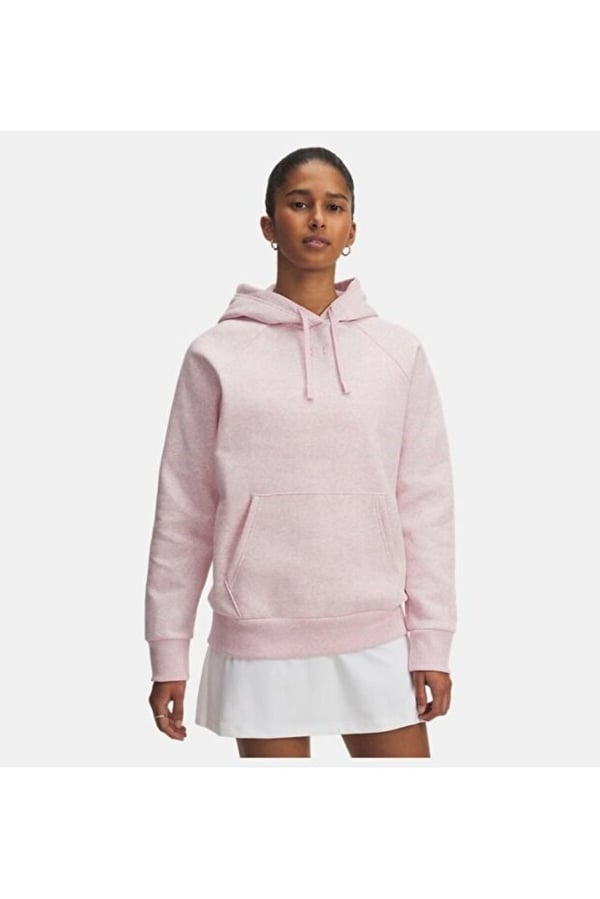 Under Armour UA Rival Fleece Hoodie Pembe Kadın Sweatshirt