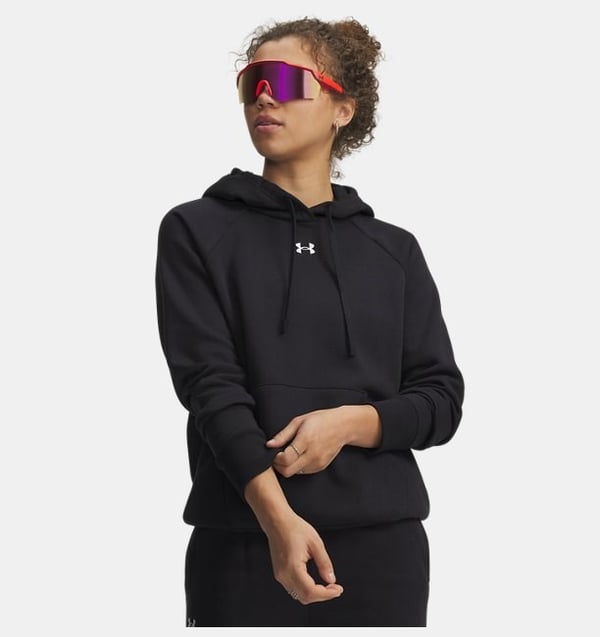 Under Armour UA Rival Fleece Hoodie Siyah Kadın Sweatshirt