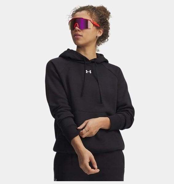Under Armour UA Rival Fleece Hoodie Siyah Kadın Sweatshirt