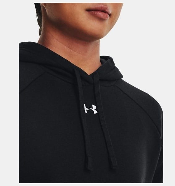 Under Armour UA Rival Fleece Hoodie Siyah Kadın Sweatshirt