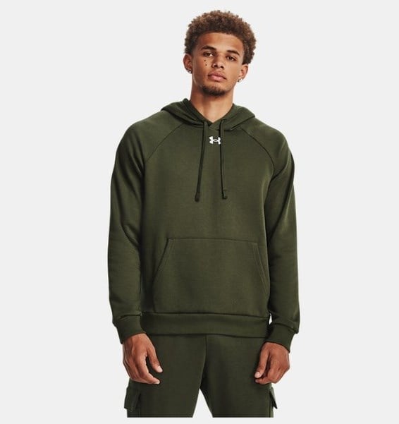 Under Armour UA Rival Fleece Hoodie Siyah Erkek Sweatshirt