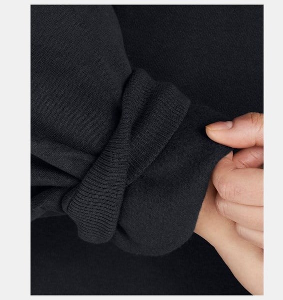 Under Armour UA Rival Fleece OS Crew Siyah Kadın Sweatshirt