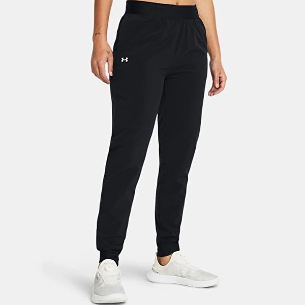 Under Armour UA Rival Hi Rise Woven Pant Siyah Kadın Eşofman Alt