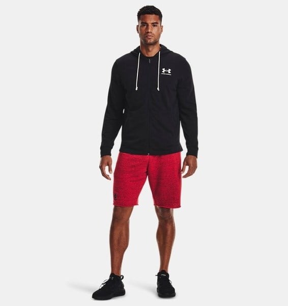 Under Armour UA Rival Terry LC FZ Siyah Erkek Ceket