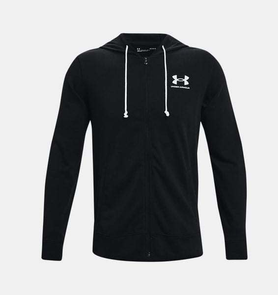 Under Armour UA Rival Terry LC FZ Siyah Erkek Ceket