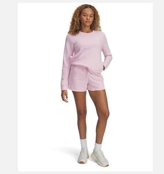 Under Armour UA Rival Terry Short Pembe Kadın Şort