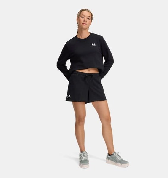 Under Armour UA Rival Terry Short Siyah Kadın Şort