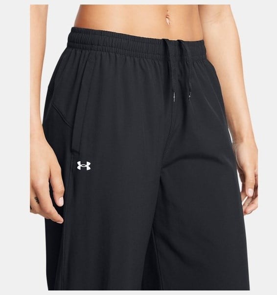 Under Armour UA Rival Wide Leg Pant Siyah Kadın Eşofman Alt