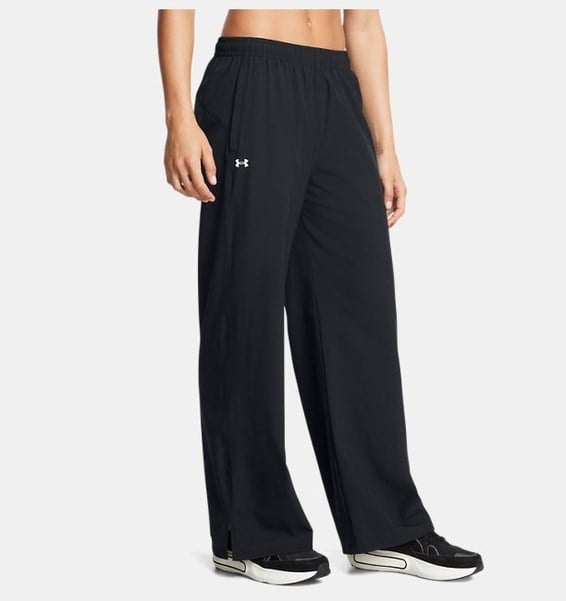 Under Armour UA Rival Wide Leg Pant Siyah Kadın Eşofman Alt