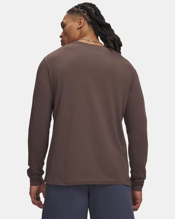 Under Armour Ua Sportstyle Left Chest Ls Kahverengi Erkek T-Shirt